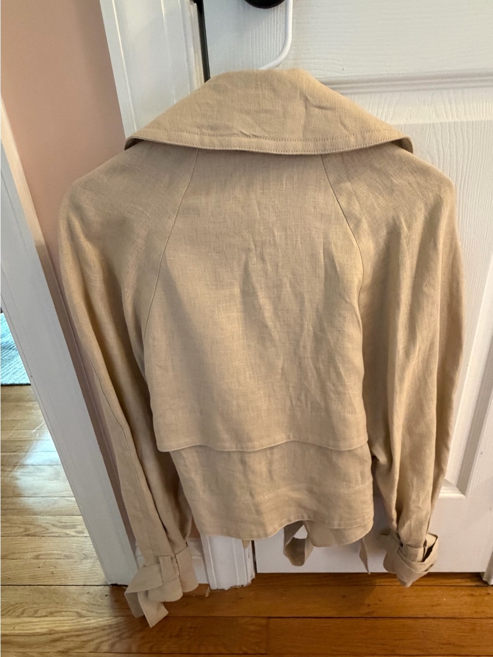 NWT Mango Linen Jacket with Belt - XS - Picture 9 of 10